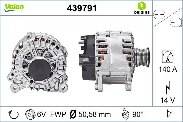 VALEO 439791 Şarj Dinamosu