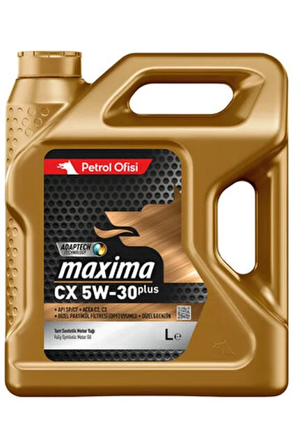 Petrol Ofisi Maxima CX 5W-30 Tam Sentetik Motor Yağı 4 Litre